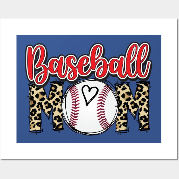 Baseball Mom Wall Art by fineaswine